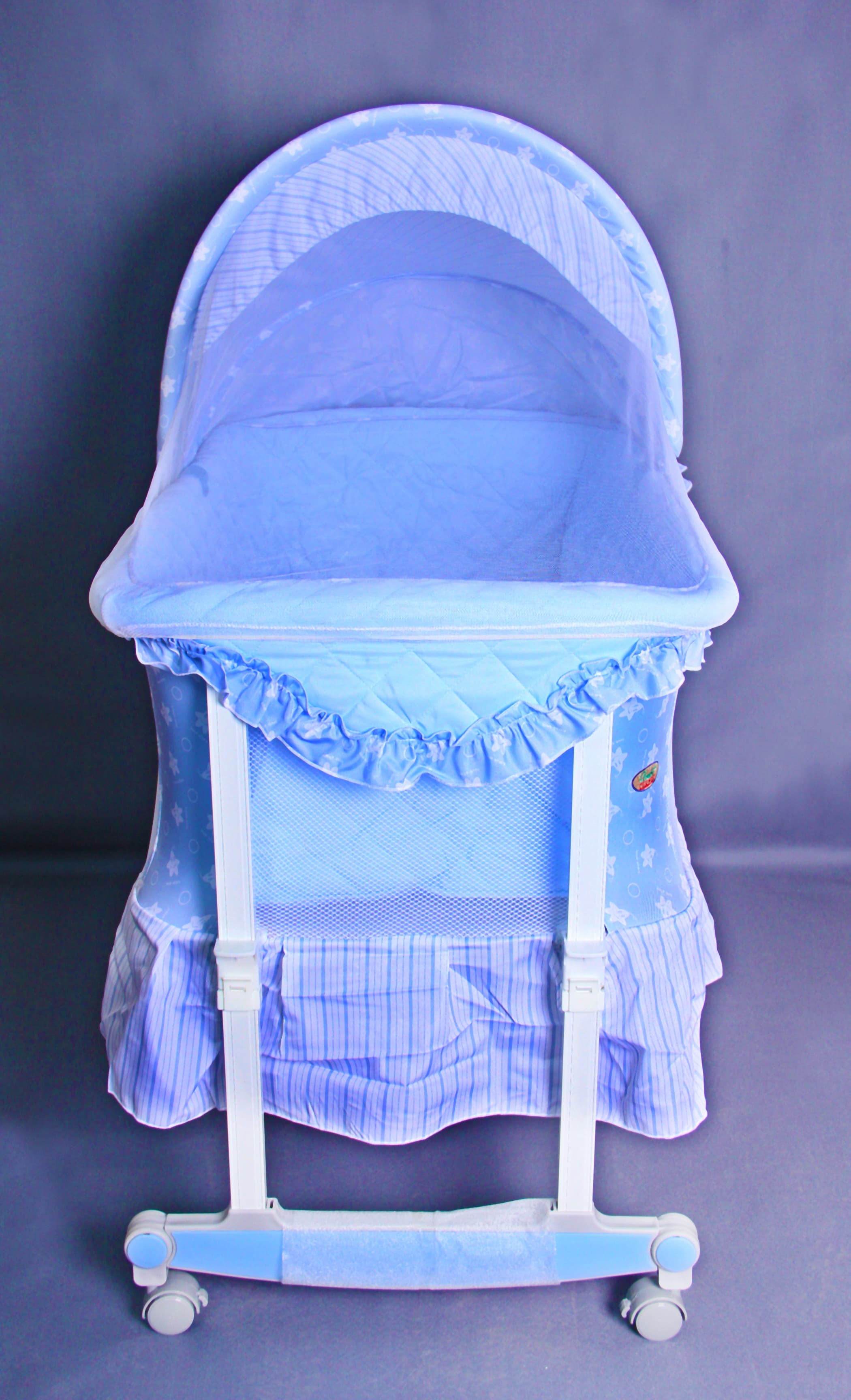 Baby Crib (baby bassinet) - Blue-33