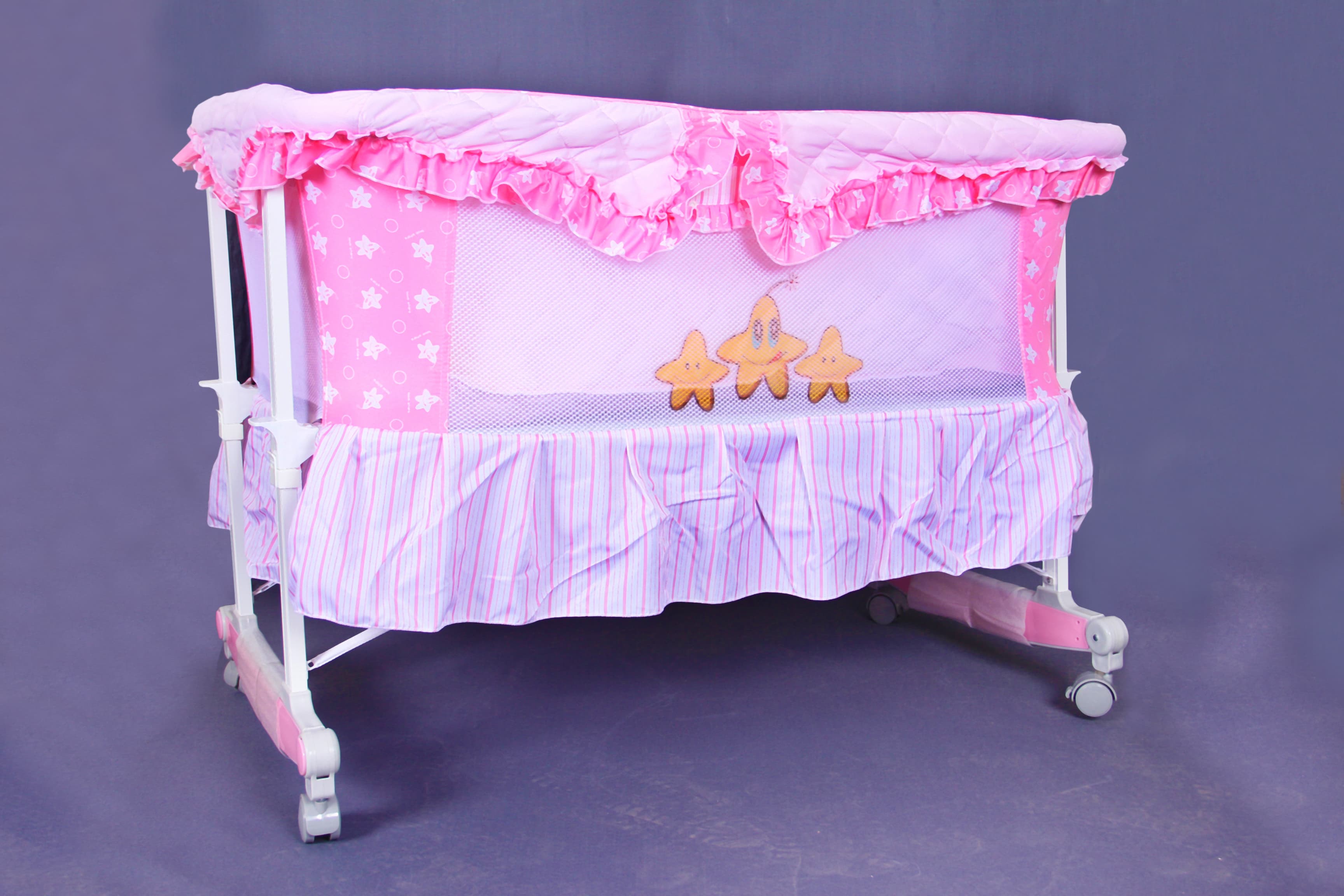 Baby Crib (baby bassinet) - Pink-34